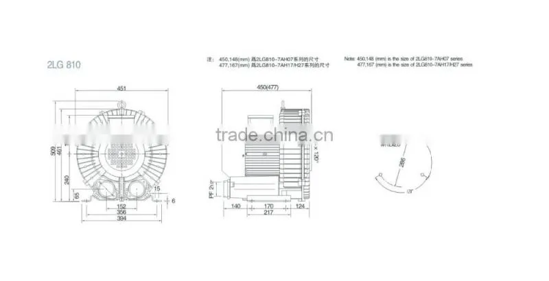 China Air Compressor Radial Blower