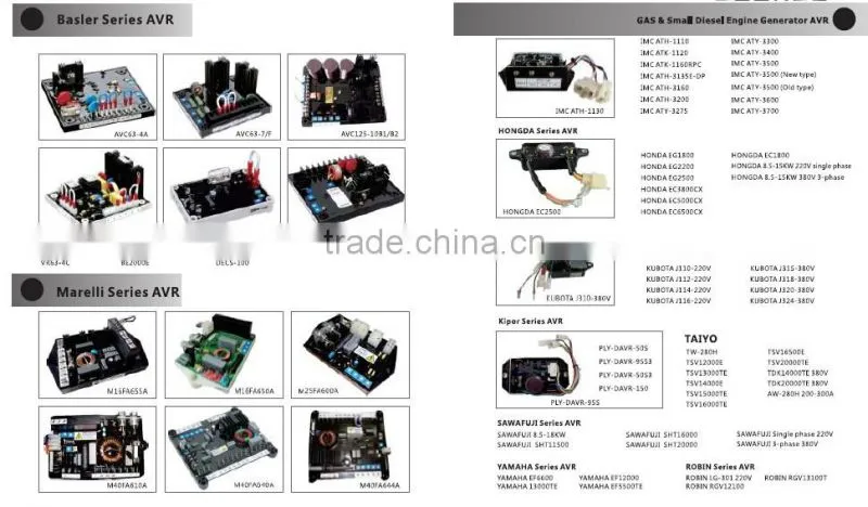 Holdwell spare parts general AVR