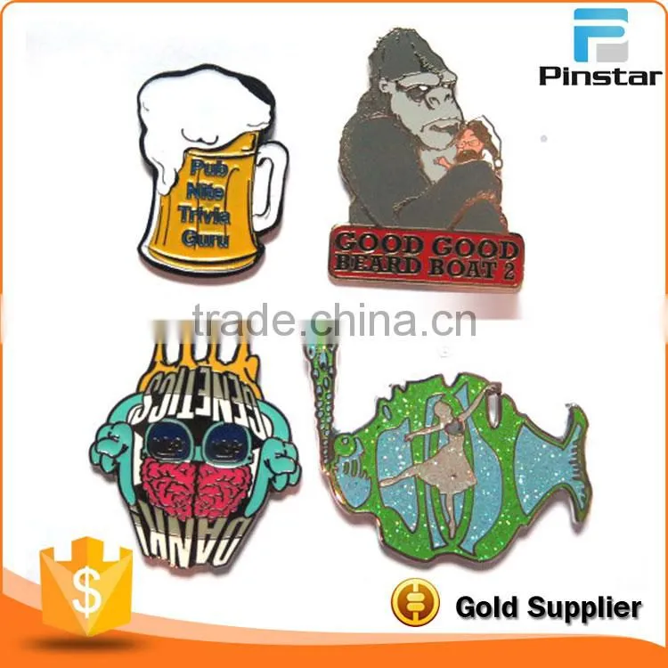 Alibaba China Pinstar factory hot selling custom logo metal grateful dead lapel pin