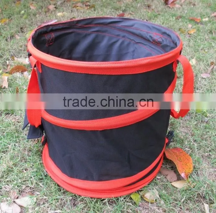 printed garbage bag leaf bag with handles UV resistant with logo