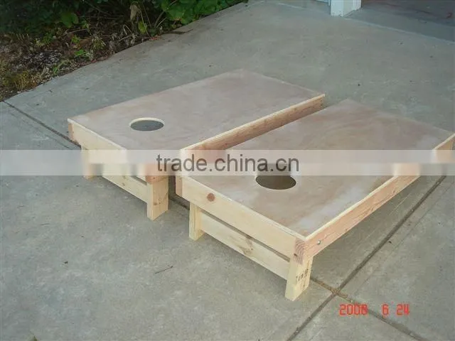 bean bag toss game board corn hole game board