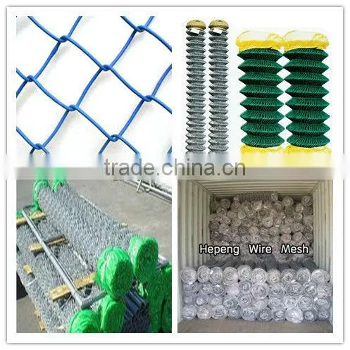 Wholesale China CE&ISO certificated residential galvanized chain link fence(Pro manufacturer)