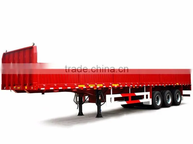 Cargo transport high strength steel heavy side wall semi trailer