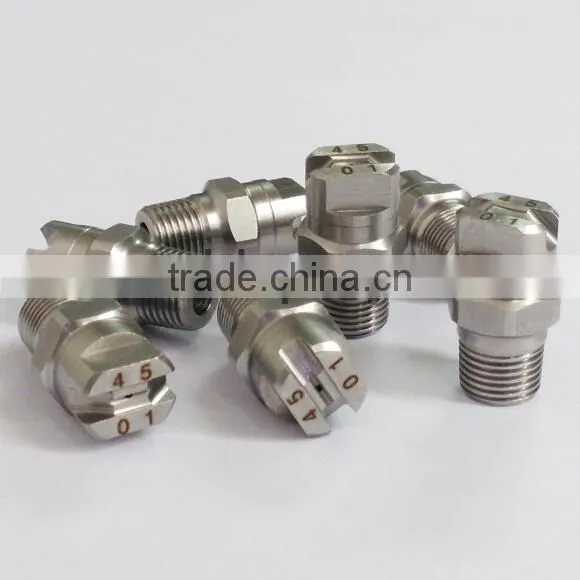 1/8" to 1/4" male H-VV Veejet H and U standard angle spray nozzles 4501 flow rate