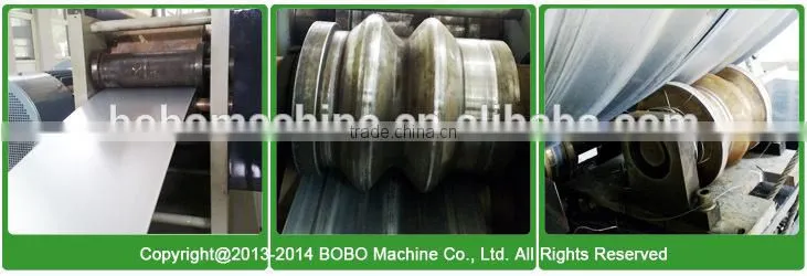 Corrugated metal pipe formming mahine for bridge column