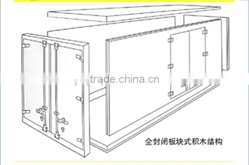 refrigerated truck body/zinc plated door hinge truck body/ckd/refrigerated trailer truck bodies