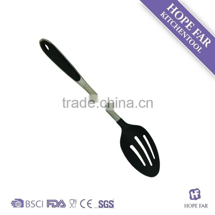 N303-7 Hot sale 5pcs black color nylon kitchen cooking tool set