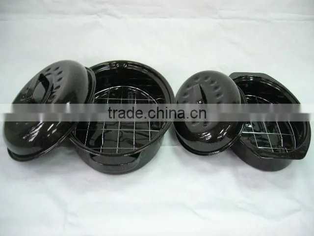 black enaml roaster