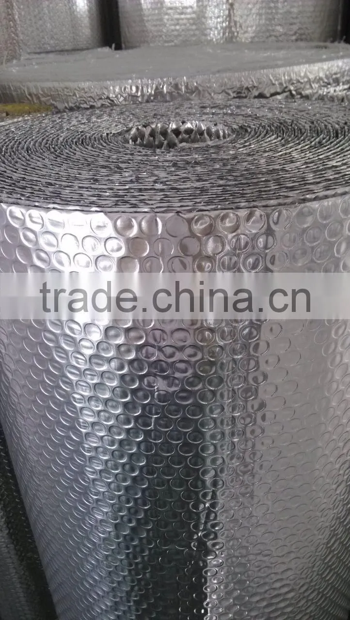 Reflective attic aluminum foil Heat Insulation aluminum laminated bubble material