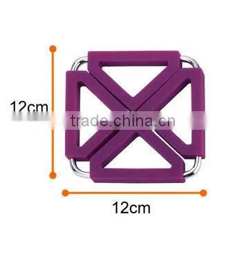 Leaf Design Food Grade Silicone Cup Pad