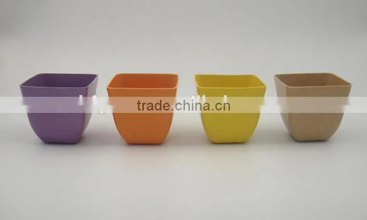 Eco bamboo fiber mini bamboo pot