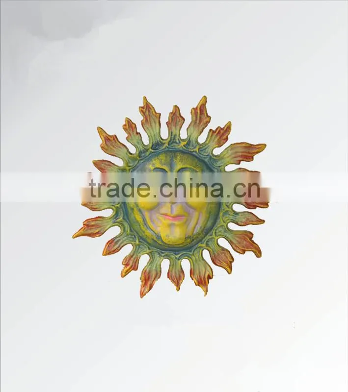 cast iron decoration smiling face of sun crafts