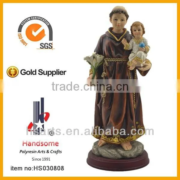 8INCH Polyresin Religious Craft Catholic Saint Anthony