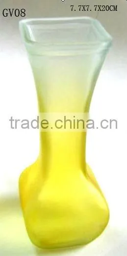 colored decoration glass vase