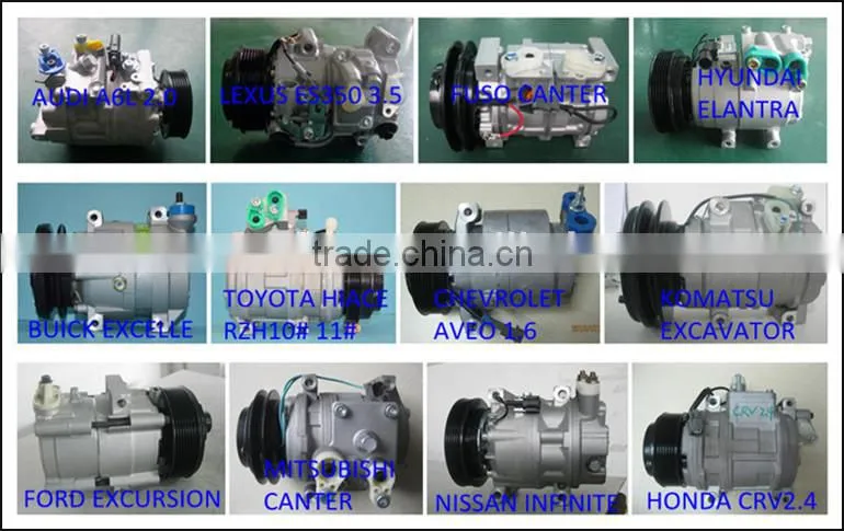 french auto parts, car ac compressor sanden 505 2pk