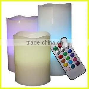 Hot Wholesale Wedding Decoration Mini Colorful Changing Fickering LED Romantic Candle Light