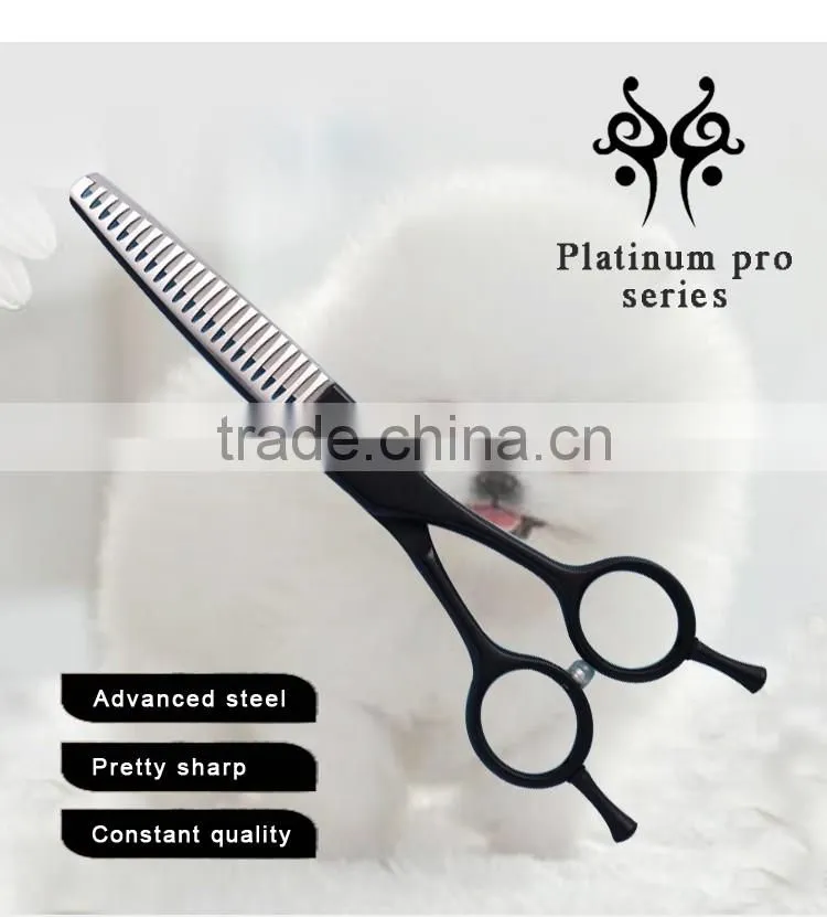 CA-623DB 6inch 23teeth black coated pet thinning scissors