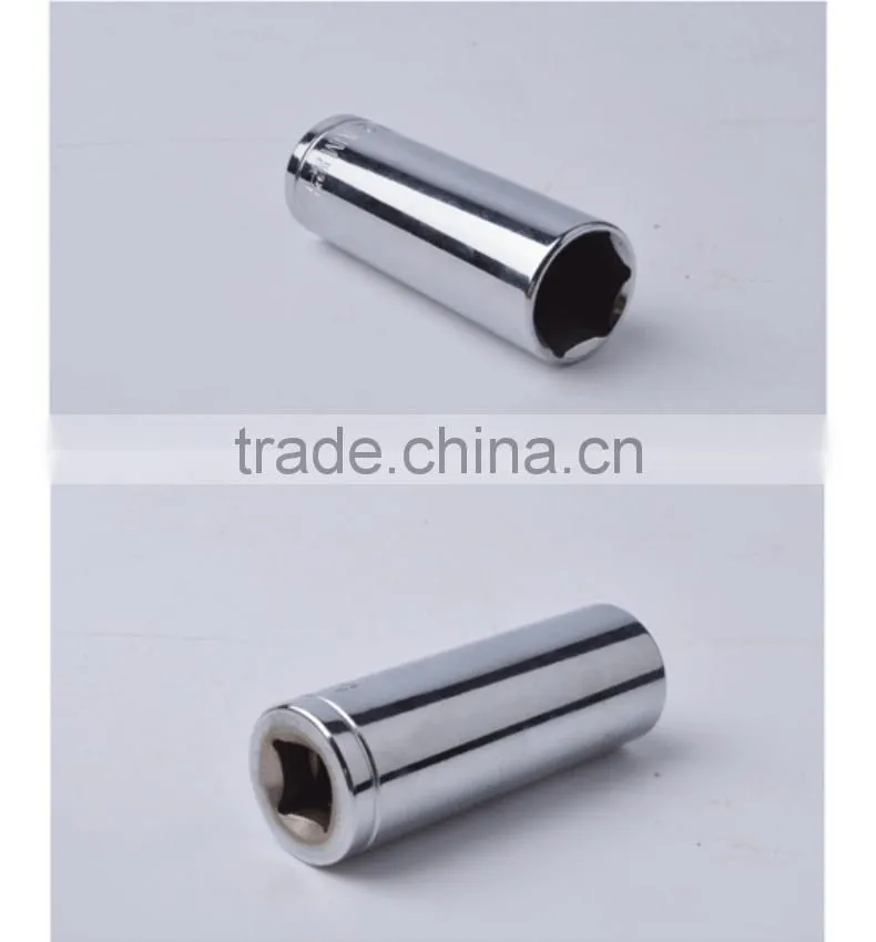 12.5mm hex long sleeve CR-V ,Anti-corrosion 1/2" long sleeve,Industrial and Auto Repairing socket set long sleeve