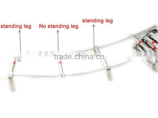 New Product High strength lifesaving equipment steel wire lightweight extension ladder