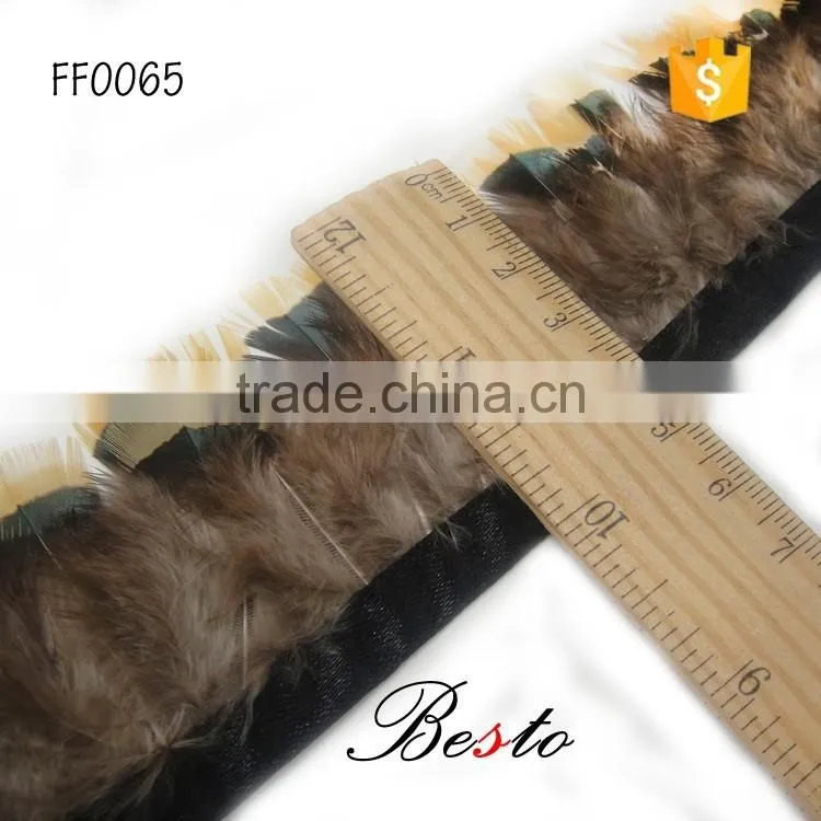 Cheap wholesale small MOQ handmade rooster feather promotional for decoration