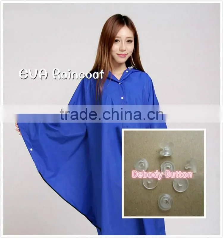 Adult EVA Rain Poncho with Hood