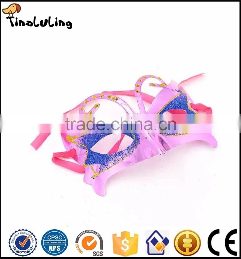 colorful Masquerade Sexy Fox Eye Mask With Butterfly