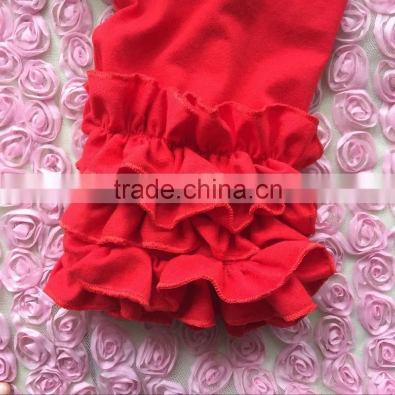 2016 hot sale baby summer boutique clothing baby 100% cotton summer icing capris