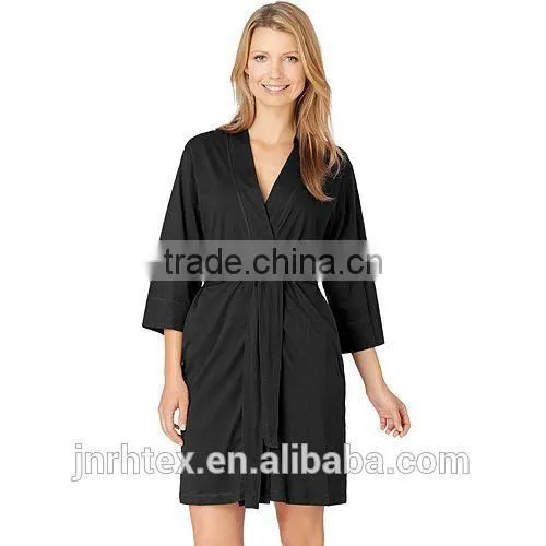 Mature women warm sexy bathrobe,cotton hotel bathrobe
