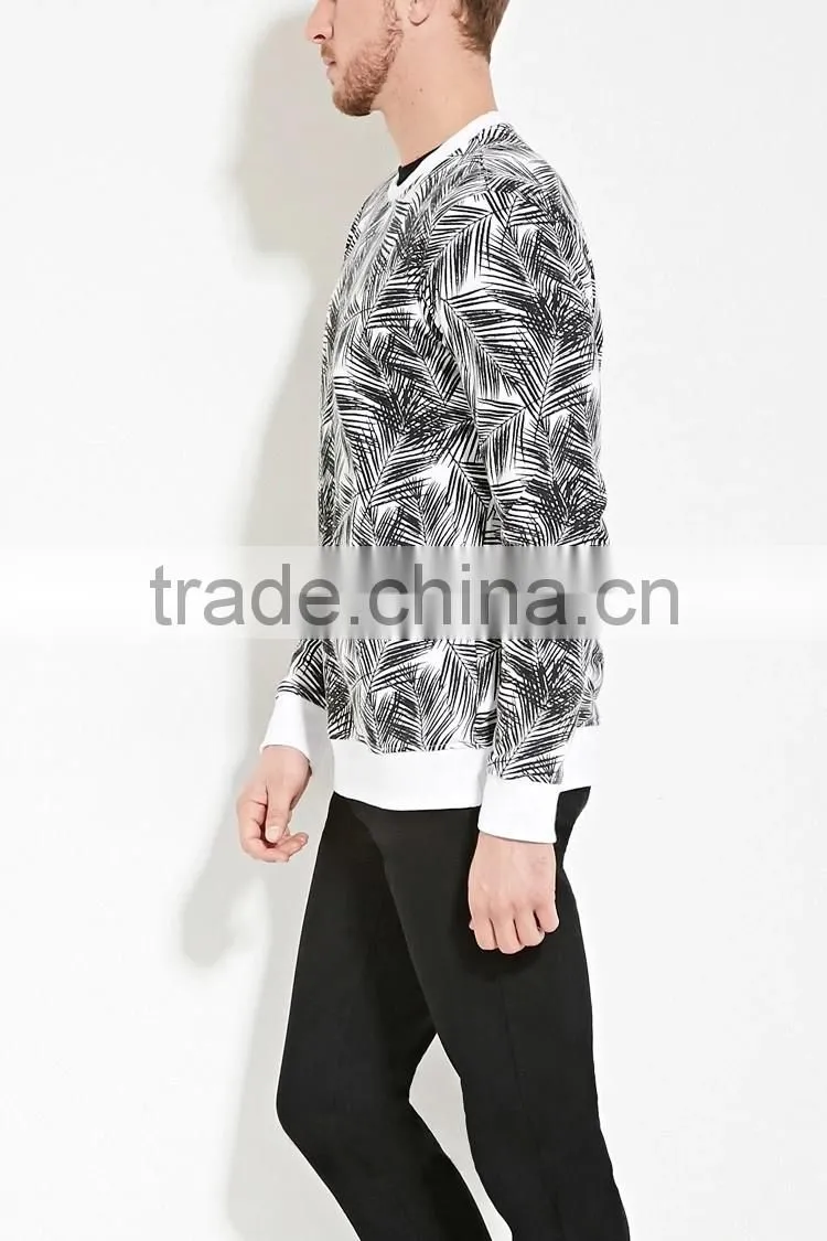 Latest Design Crewneck Sweatshirts Fashion All Over Printed Sweatshirt For Men