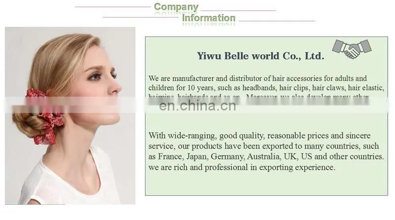 Fashion Factory OEM Acrylic Snap Hair Clip