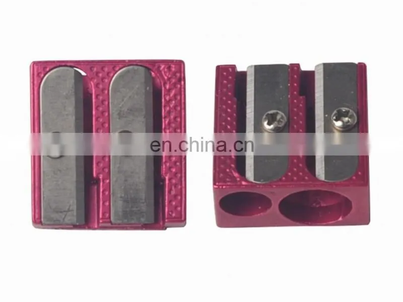 office stationery colorful double blade pencil sharpener