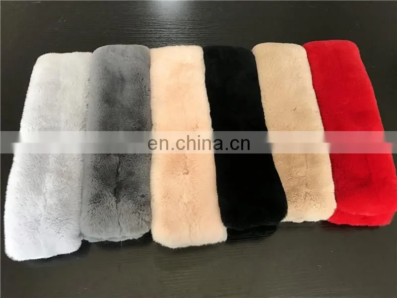 2016 Winter Women Real Rabbit Fur Scarf Wholesale / Scarf Factory China