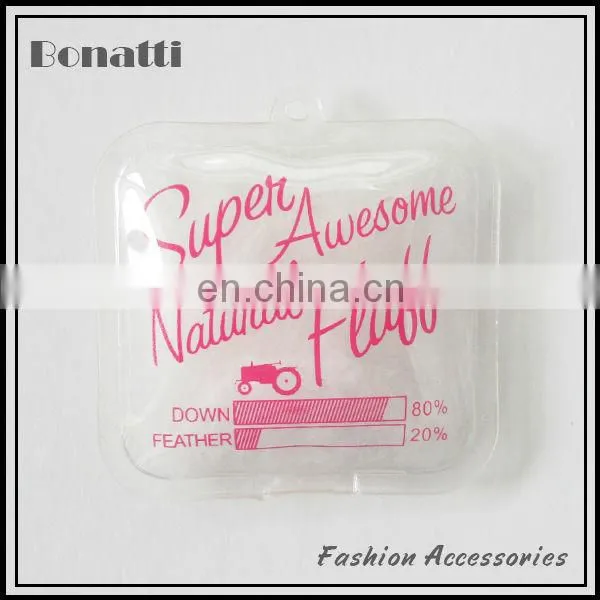 fashion down feather label