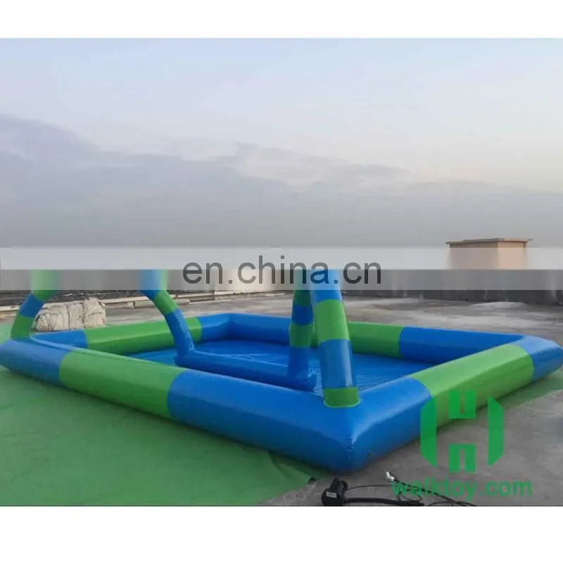 HI Hot sale kids game race track, PVC tarpaulin inflatable ball pool, inflatable race tracking field