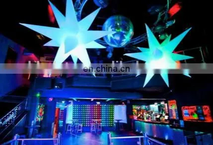 Charming inflatable hanging star / festival LED chirstmas star
