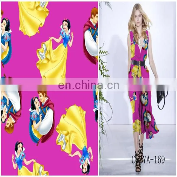 Hot Sale 4 Way Stretch Lycra Spandex Printed Fabric For Swimwear And Dancewear