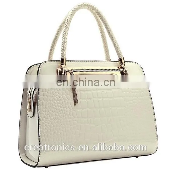 CR high reputation manufacture fashion stylish shell shaped pu leather women handbag brand