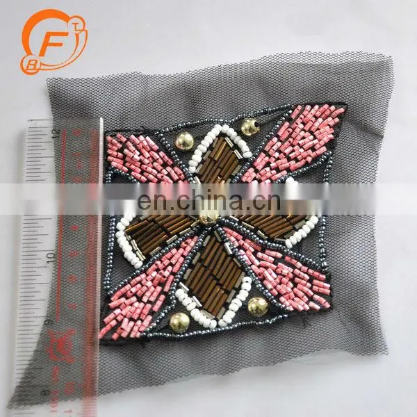 attractive garment handmade square vivid color patch
