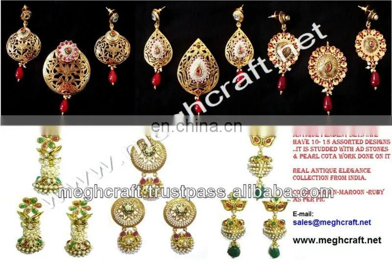Indian party wear rings - kundan polki rings - antique finger rings - one gram gold rings - wholesale online rings