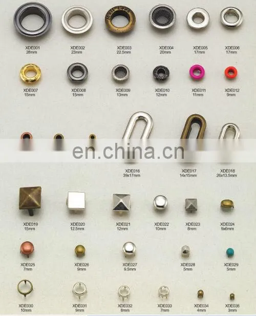 button rivets eyelet