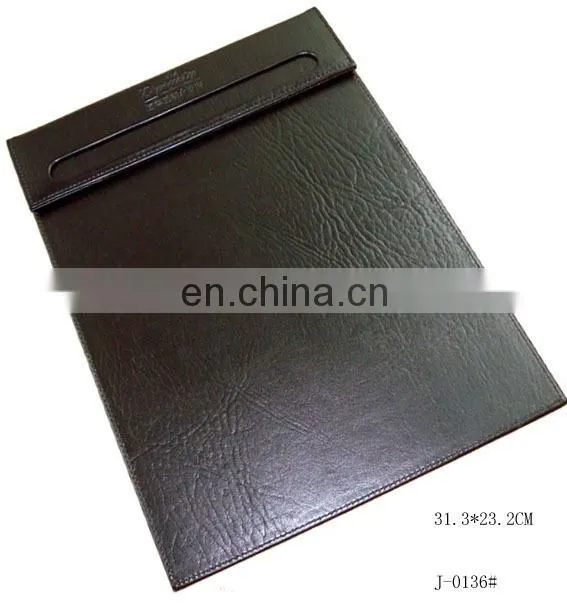 High Quality Writing Note Pad PU Leather Promotional Notepad