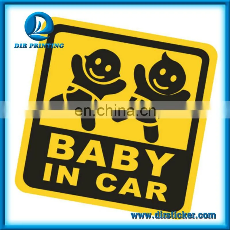 Custom Cheap Car 3M Reflective Vinyl Decal Pvc Bumper Sticker