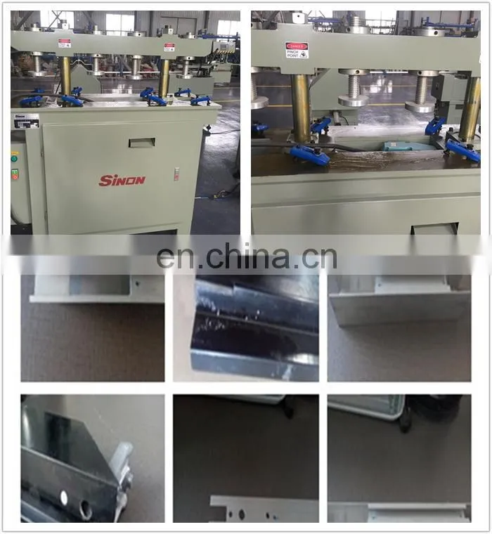 hydraulic aluminium profiles press equipment for windows