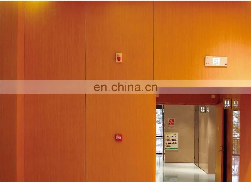 Promotion Top Quality Soundproof Aluminum Wood Veneer Honeycomb Panel