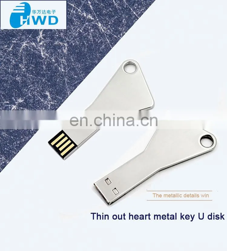 Mini Metal Silver Gold Metal Key Shaped USB 2.0 Flash Drive memory 4GB 8gb 16gb 32gb 64gb USB key