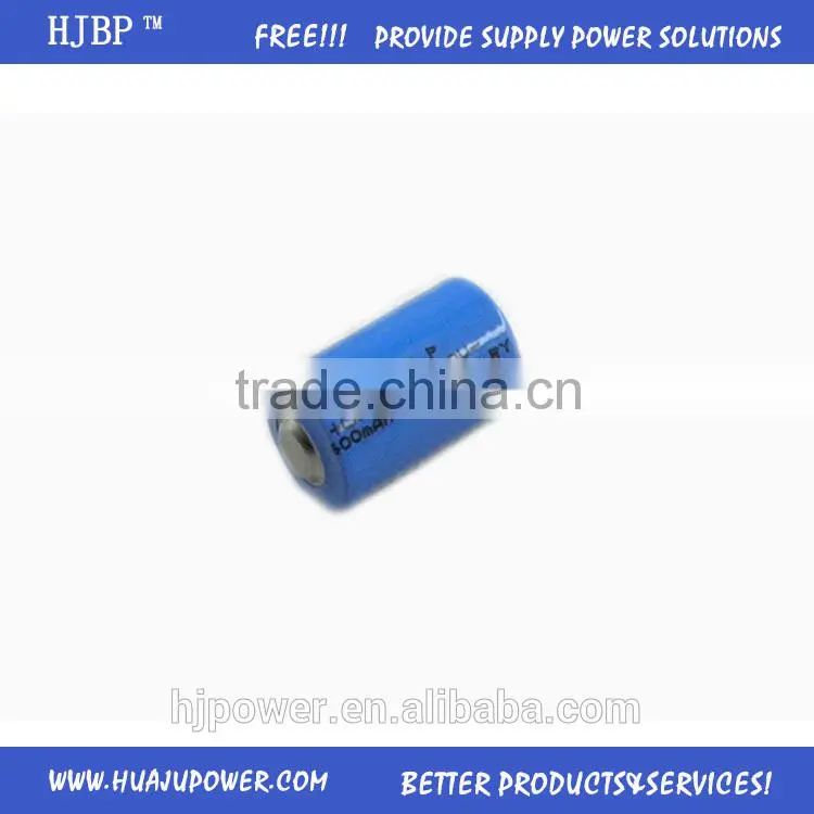 HJBP china factory wholesales non-rechargeable LIMNO2 3V CR14250SE primary lithium battery with high capacity