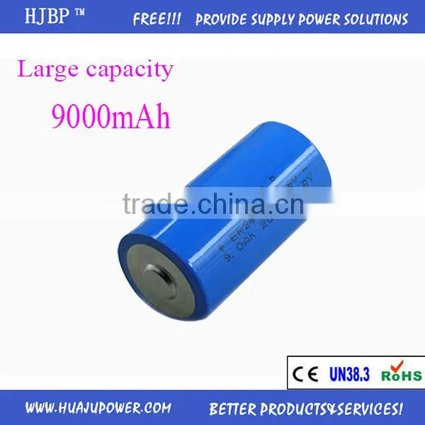 hot sale HJBP ER26500 3.6V LiSOCl2 non-rechargeable Lithium primary battery
