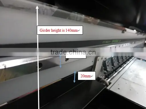 High quality Konica 512i Taims T208 plotter printing fabric digital printer for clothes plastic