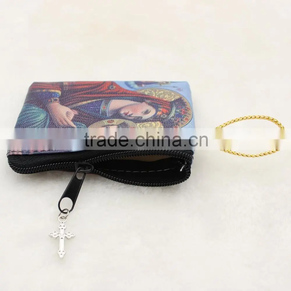 Imitation leather rosary bag