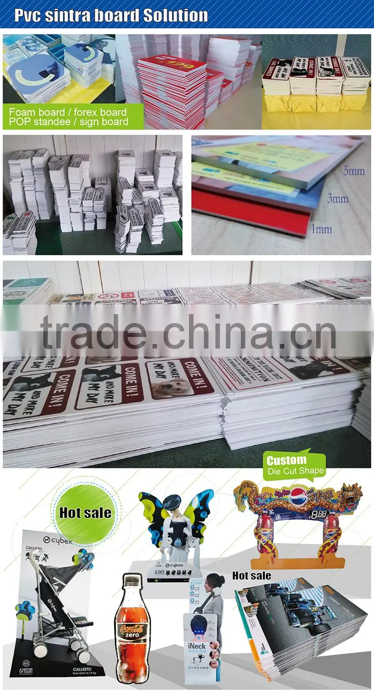 1mm 3mm 5mm waterproof sintra pvc forex board/ pvc plastic forex panels-D-0606